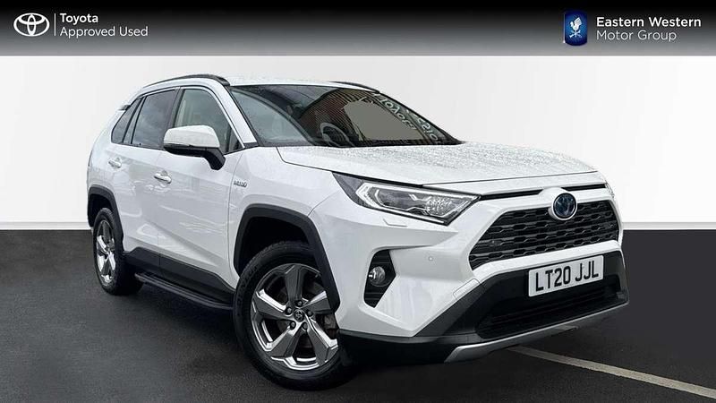 White Used 2020 Toyota RAV4 Hybrid SUV | £27,999 (Expensive) - Image 1/4