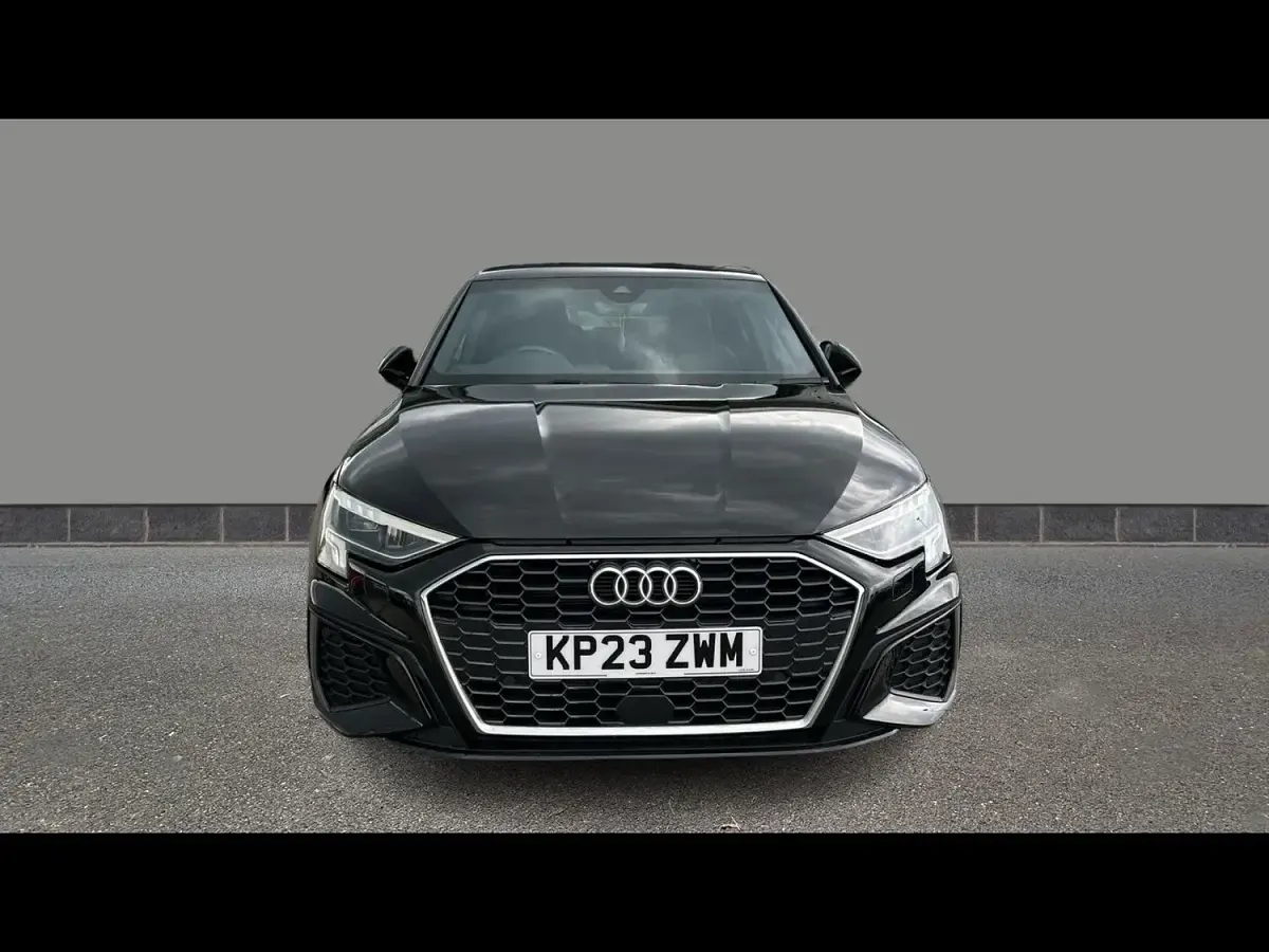 Used Audi A3 S-Line 150 HP (110 kW) 2023 Black Sedan