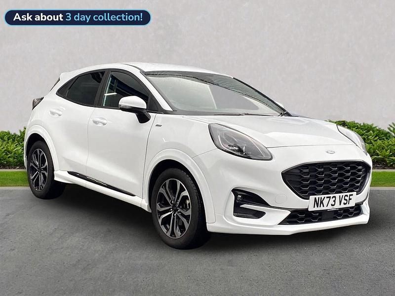 White Used 2024 Ford Puma Gen-E ST-Line Hatchback | £17,178 (Fair price) - Image 1/4