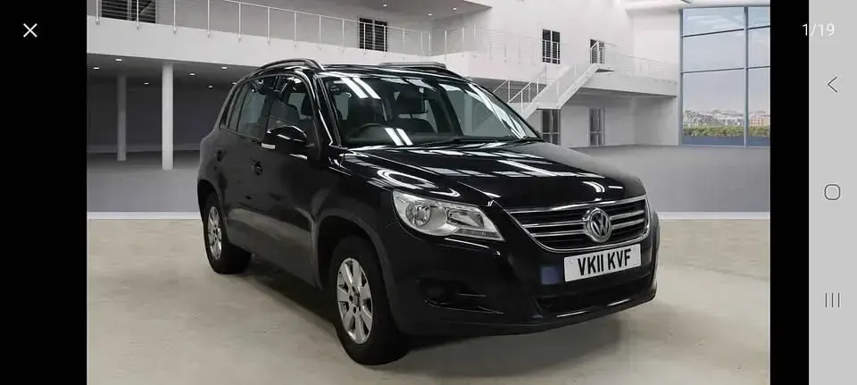 Używany VW Tiguan S 2011 Czarny SUV