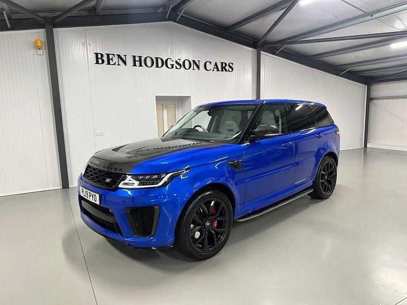 Used Land Rover Range Rover Sport SVR 567 HP (417 kW) 2019 Blue SUV