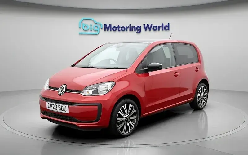 Used VW up! Black Edition 65 HP (47 kW) 2023 Red Hatchback