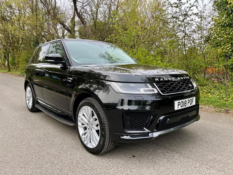 Santorini black Used 2018 Land Rover Range Rover Sport HSE SUV | £23,995 (A bit pricey) - Image 1/4