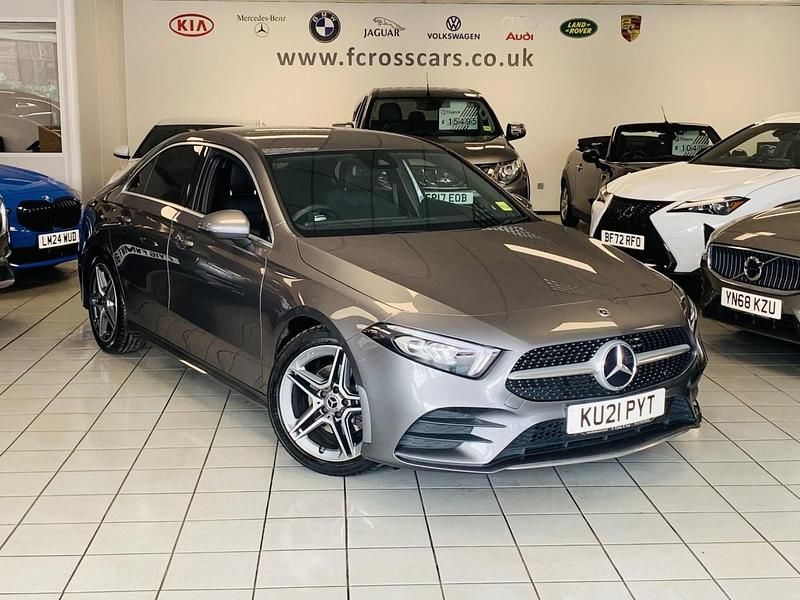 Used Mercedes A200 AMG line 150 HP (110 kW) 2021 Grey Sedan