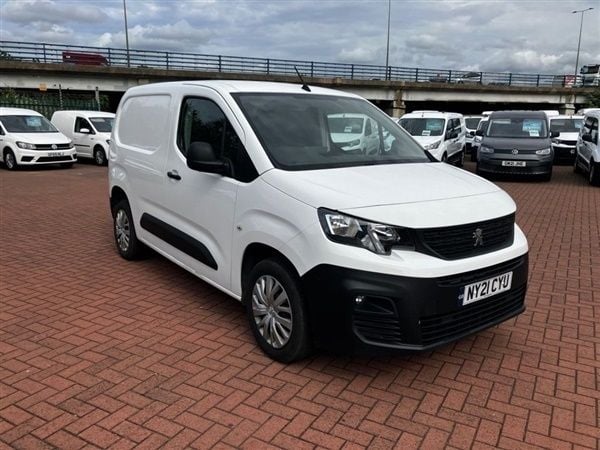 White Used 2021 Peugeot Partner Van | £9,240 (Fair price) - Image 1/1