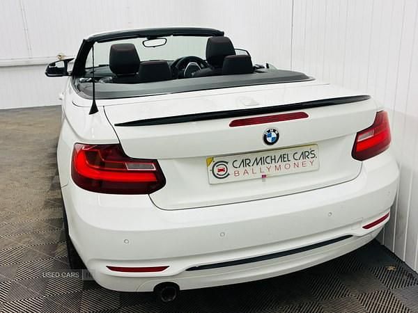 Used BMW 218 Sport Line 2016 White Cabriolet