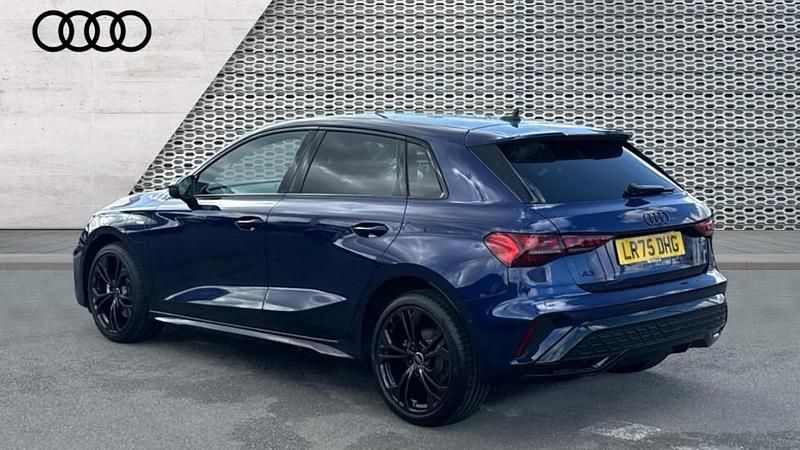 Used Audi A3 e-tron Black Edition 204 HP (150 kW) 2025 Blue Hatchback