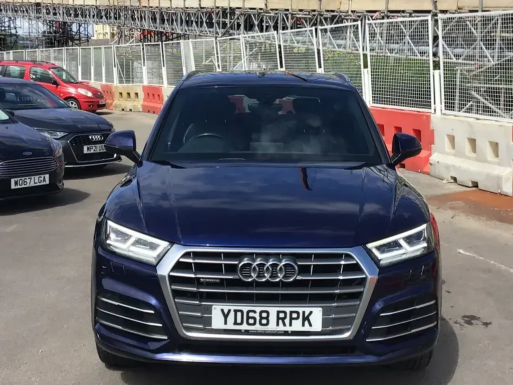 Used Audi Q5 S-Line 190 HP (139 kW) 2019 Blue SUV