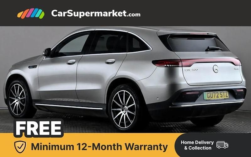 Used Mercedes EQC400 AMG line 300 kW (408 HP) 2022 Silver SUV