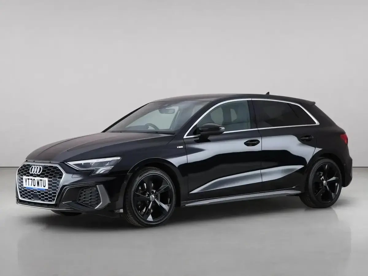Used Audi A3 Sportback S-Line 2020 Black Hatchback