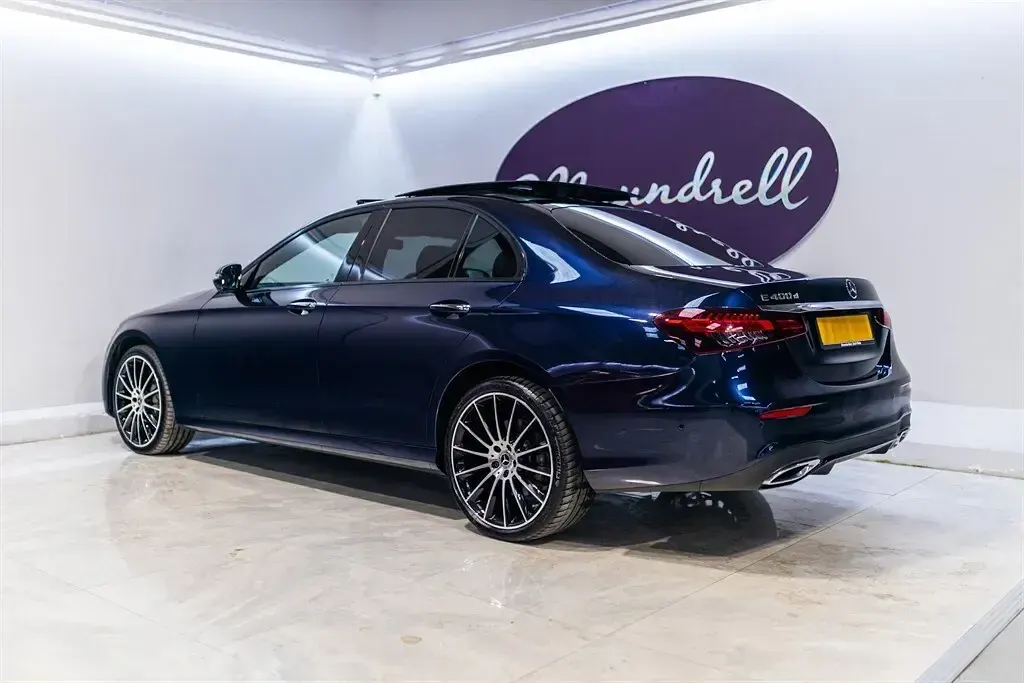 Used Mercedes E400 AMG line 2022 Blue Sedan