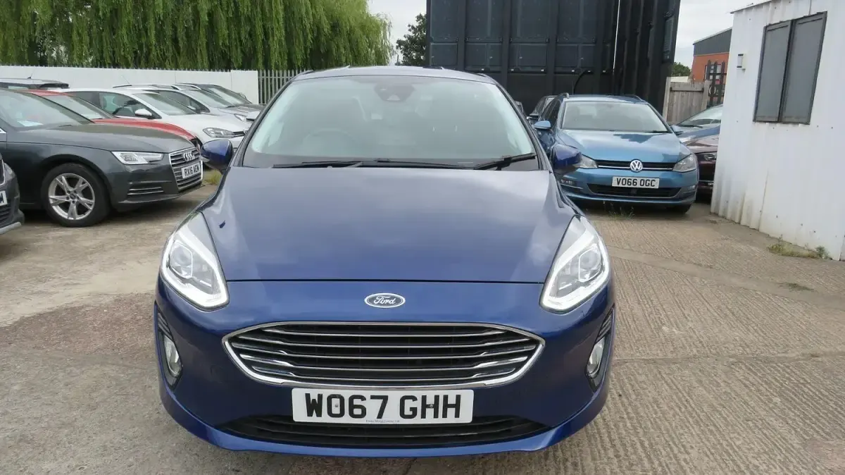 Used Ford Fiesta Titanium 2018 Blue Hatchback
