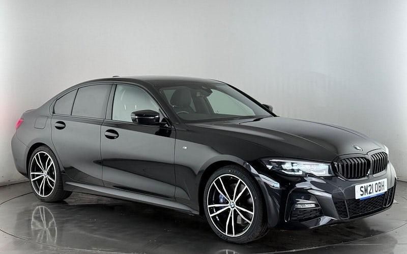 Black Used 2021 BMW 320 M Sport Sedan | £27,550 (Expensive) - Image 1/3