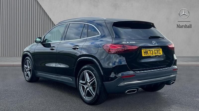 Used Mercedes GLA200 AMG Line Premium 163 HP (119 kW) 2023 Cosmos black metallic SUV