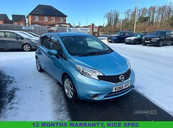 Used Nissan Note Tekna 90 HP (66 kW) 2016 Blue MPV