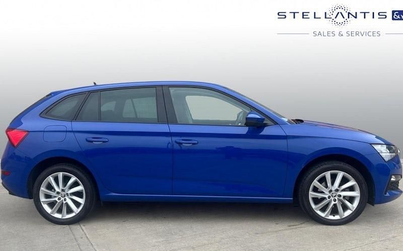 Used Skoda Scala SE L 110 HP (80 kW) 2022 Blue Hatchback