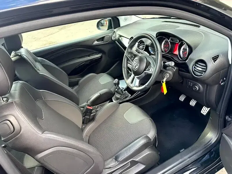Used Vauxhall Adam 68 HP (50 kW) 2018 Black Hatchback