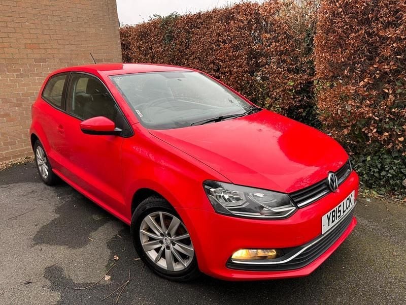 Red Used 2015 VW Polo SE Hatchback | £8,000 (Fair price) - Image 1/4