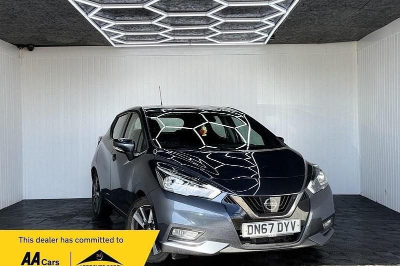 Used Nissan Micra Acenta 90 HP (66 kW) 2017 Grey Hatchback