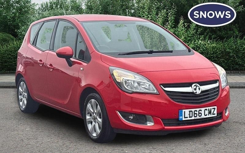 Used Vauxhall Meriva 101 HP (74 kW) 2016 Red MPV