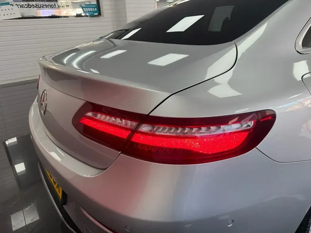Used Mercedes E220 AMG line 2019 Silver Coupe