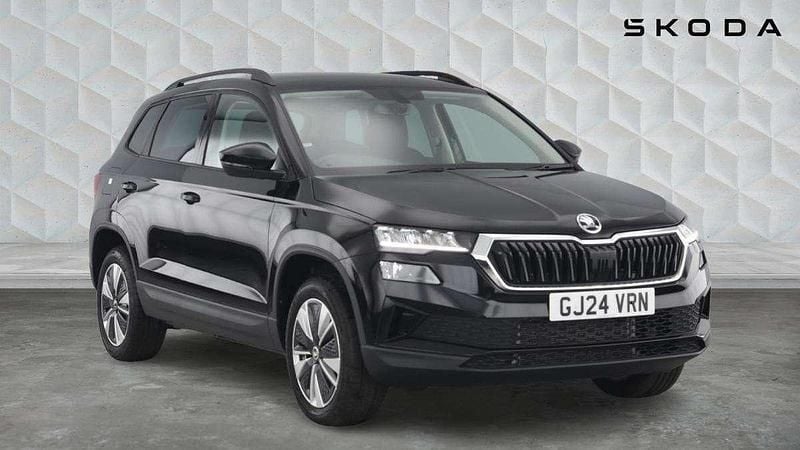 Black magic pearl effect Used 2024 Skoda Karoq SE Drive SUV | £24,000 (Fair price) - Image 1/4