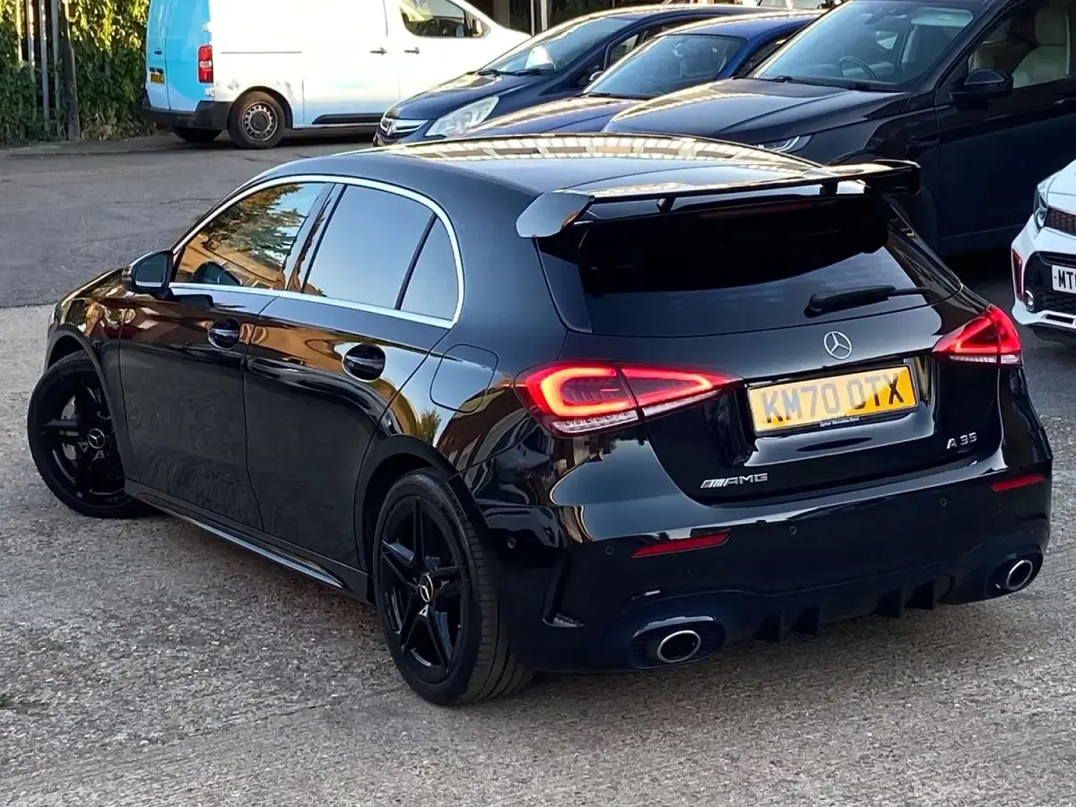 Used Mercedes A35 AMG Executive 306 HP (225 kW) 2020 Black Hatchback