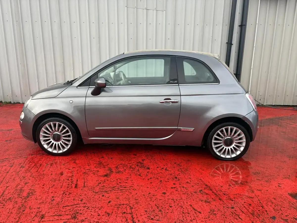Used Fiat 500C Lounge 85 HP (62 kW) 2012 Grey Cabriolet