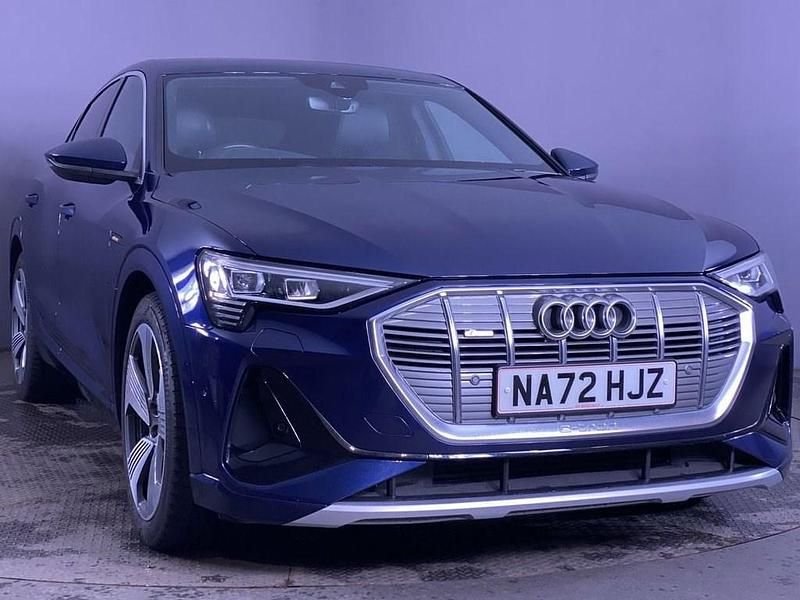Blue Used 2022 Audi e-tron S-Line SUV | £23,799 (Good price) - Image 1/4