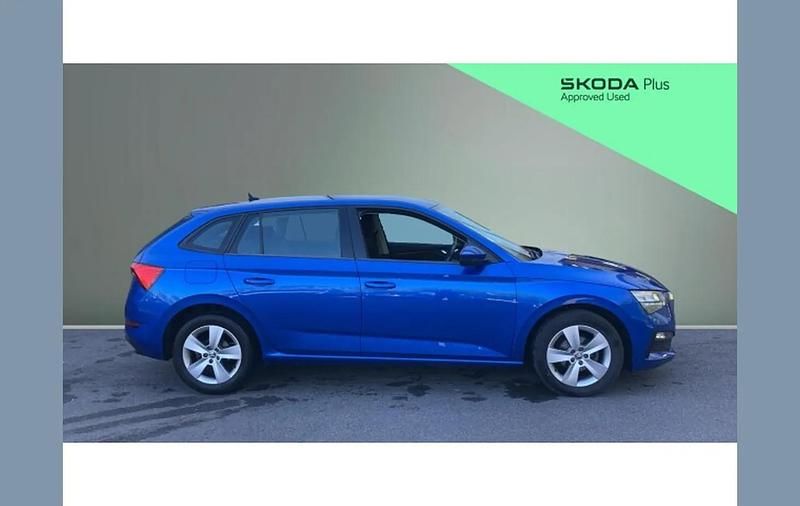 Used Skoda Scala SE 95 HP (69 kW) 2019 Blue Hatchback