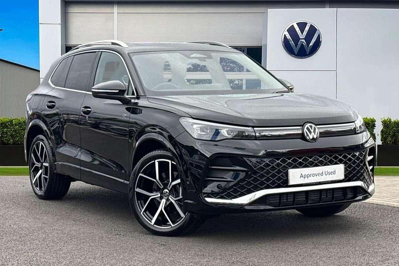 Black Used 2025 VW Tiguan R-line SUV | £36,390 (A bit pricey) - Image 1/4