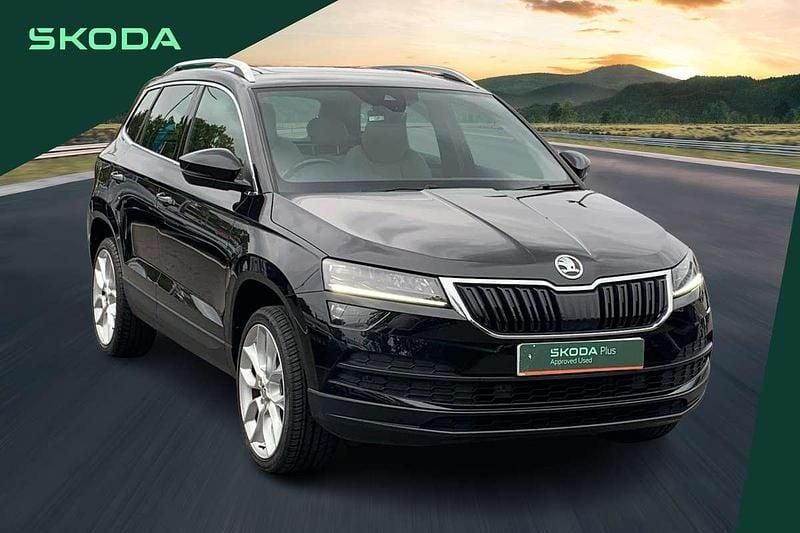 Black Used 2020 Skoda Karoq SUV | £18,795 (Fair price) - Image 1/4