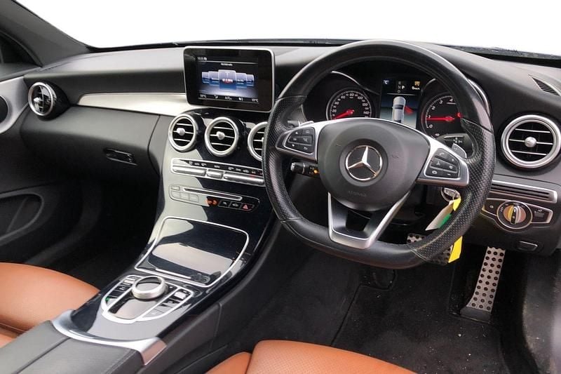 Used Mercedes C200 Active 184 HP (135 kW) 2018 Blue Coupe