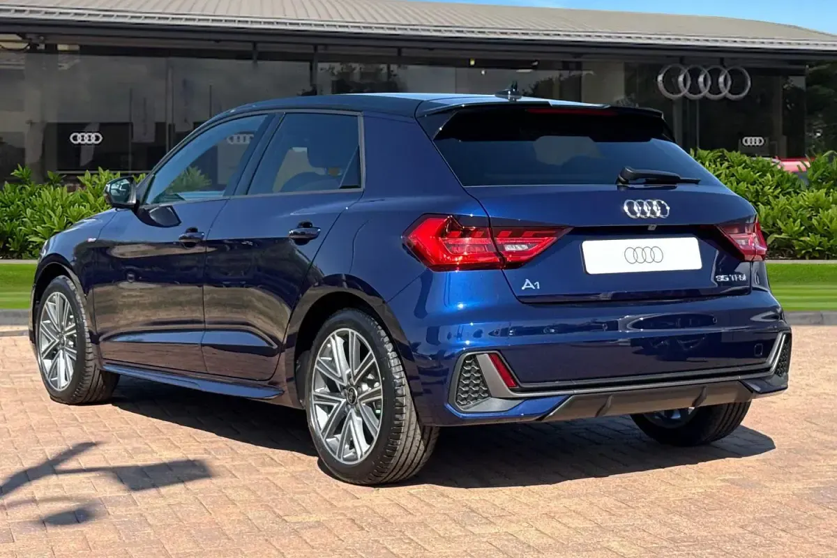 New Audi A1 Sportback S-Line 2026 Blue Hatchback