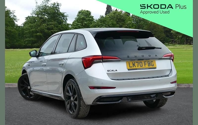 Used Skoda Scala Monte Carlo 148 HP (108 kW) 2021 Silver Hatchback
