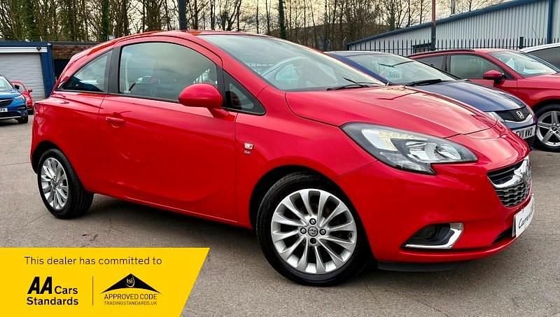 Used Vauxhall Corsa 90 HP (66 kW) 2016 Red Hatchback