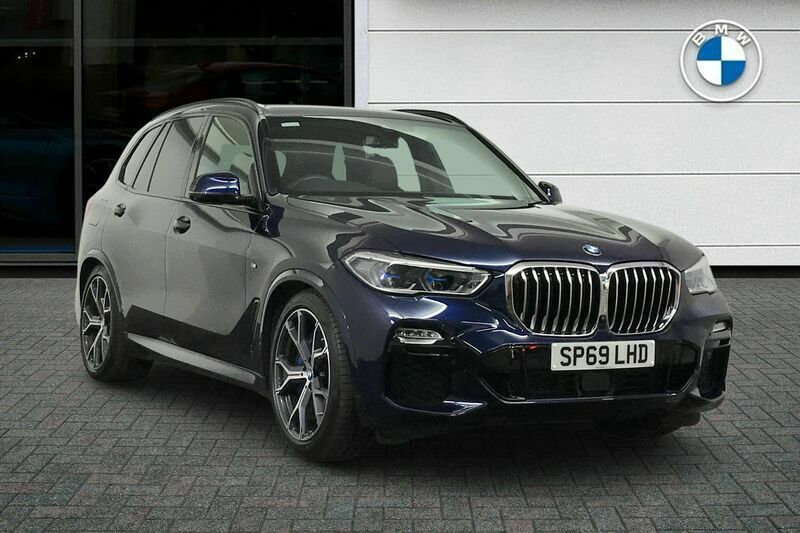 Blue Used 2019 BMW X5 M Sport SUV | £45,000 (Expensive) - Image 1/3