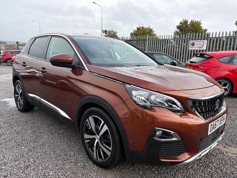 Bronze Used 2018 Peugeot 3008 Allure Hatchback | £9,800 (Good price) - Image 1/4