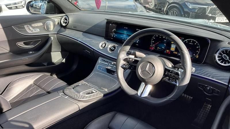 Used Mercedes E300 AMG line 258 HP (189 kW) 2022 Silver Coupe