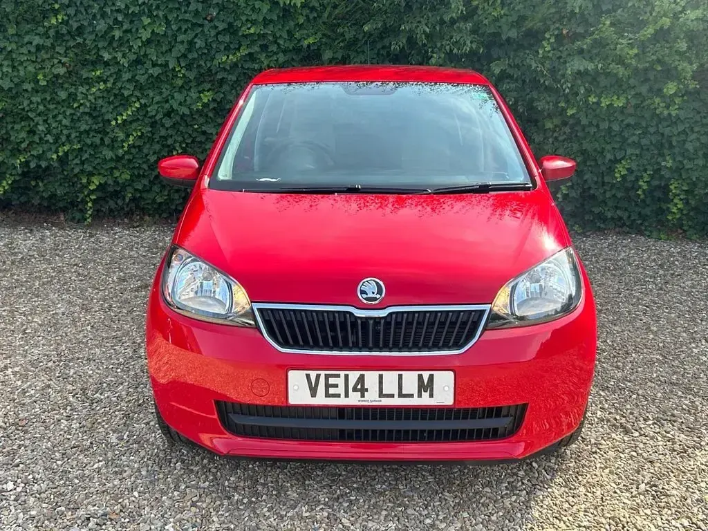 Used Skoda Citigo SE 60 HP (44 kW) 2014 Red Hatchback
