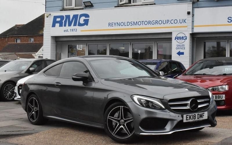 Grey Used 2018 Mercedes C300 AMG line Coupe | £13,950 (Fair price) - Image 1/4