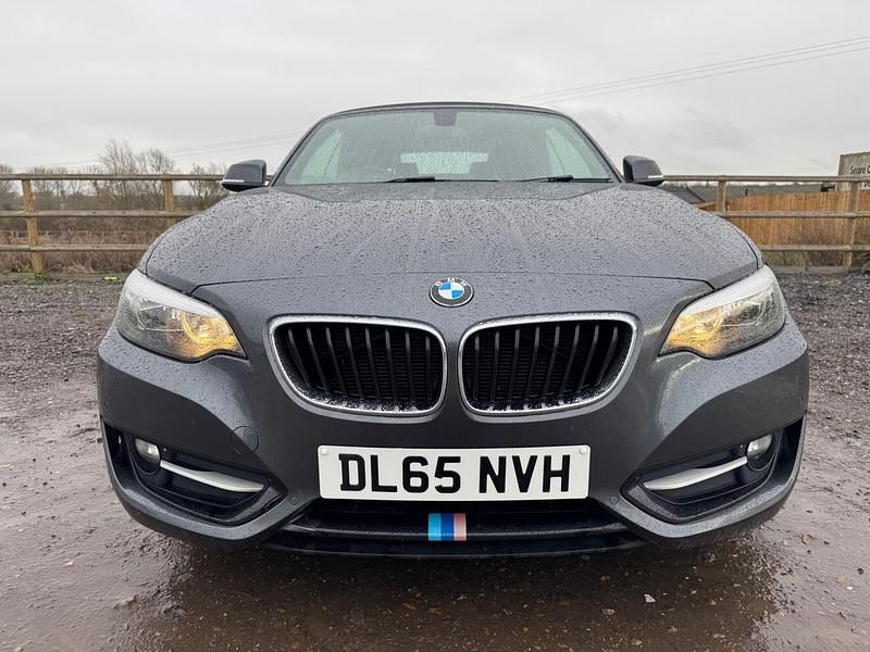 Used BMW 218 Sport Line 150 HP (110 kW) 2015 Grey Cabriolet
