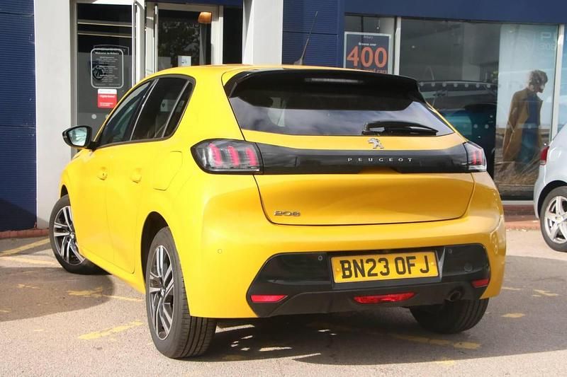 Yellow Used 2023 Peugeot 208 Allure+ Hatchback | £12,770 (Good price) - Image 1/3
