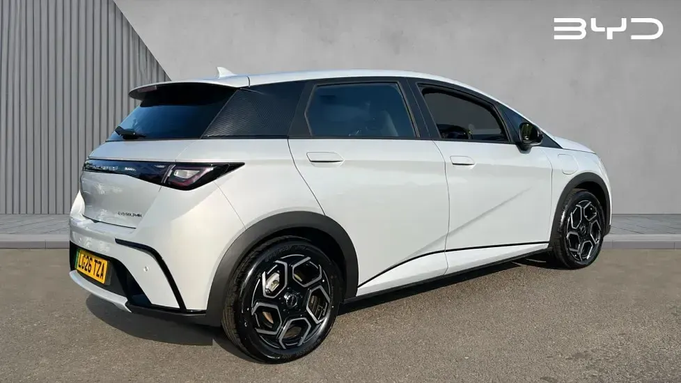 New BYD Dolphin Boost 129 kW (176 HP) 2026 White Hatchback