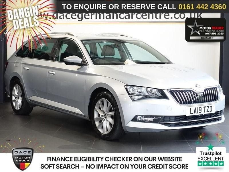 Silver Used 2019 Skoda Superb SE Technology Estate | £14,270 (Good price) - Image 1/3