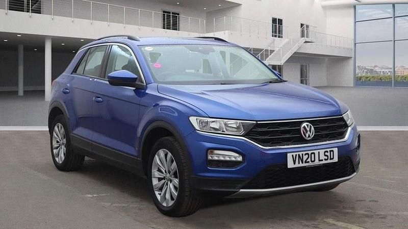Used VW T-Roc SE 150 HP (110 kW) 2020 Blue SUV
