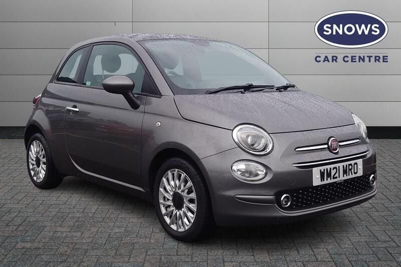 Grey Used 2021 Fiat 500 Lounge Hatchback | £8,999 (Good price) - Image 1/4