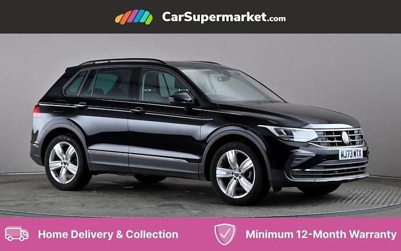 Black Used 2023 VW Tiguan Life SUV | £22,697 (Fair price) - Image 1/4