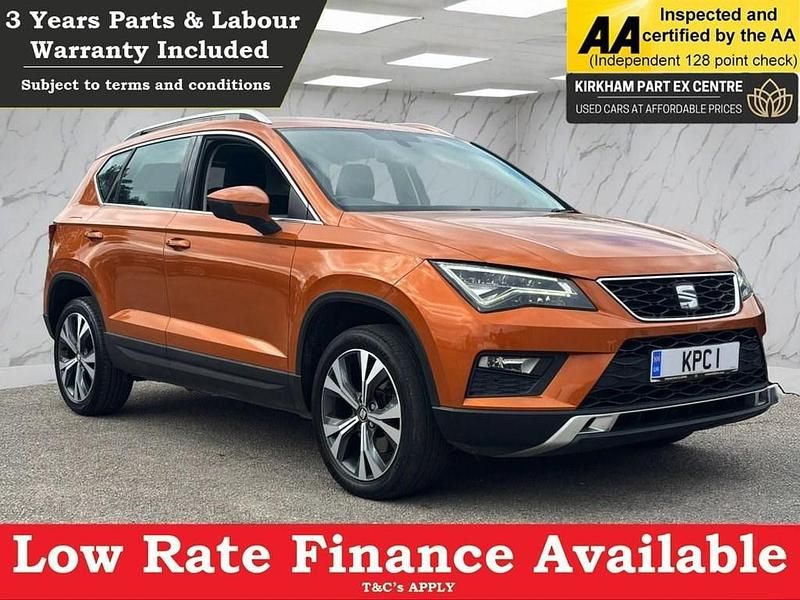 Orange Used 2017 Seat Ateca Ecomotive SUV | £10,595 (Fair price) - Image 1/4