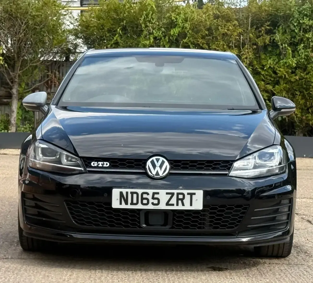Used VW Golf VII GTD 2016 Black Hatchback